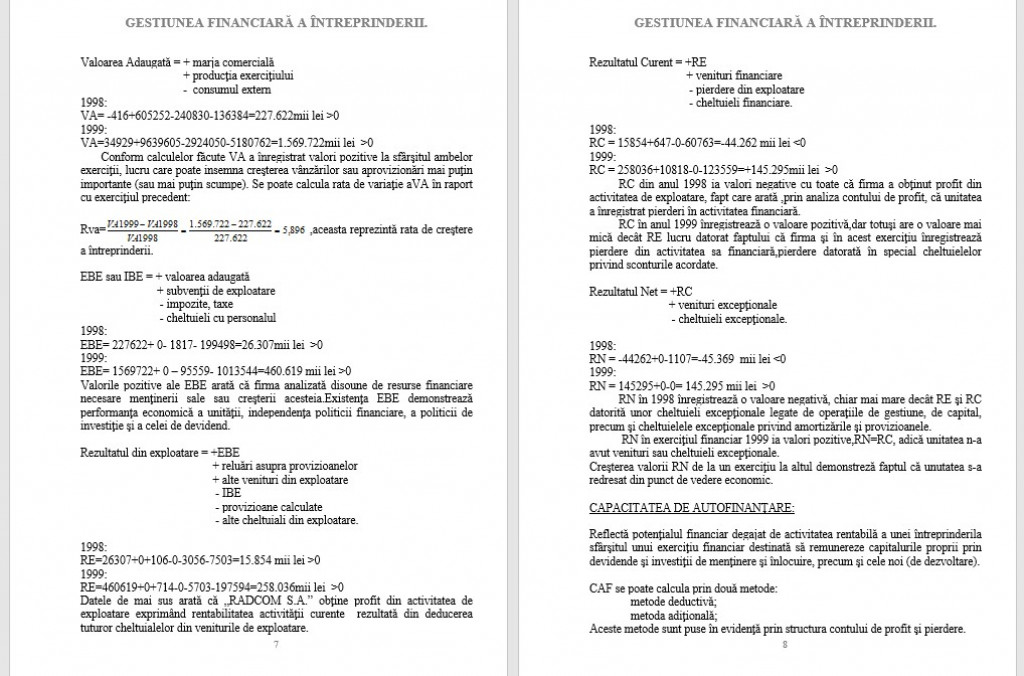 Gestiunea Financiara A Interprinderii